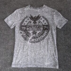 American Fighter Graphic‎ T-Shirt Premium Athlete Heather Gray Small